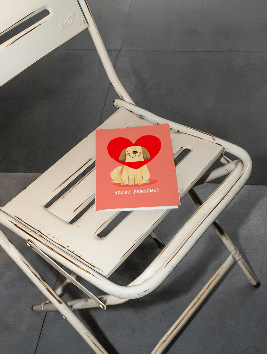 You’re Pawsome Dog Valentine’s Day mockup 2