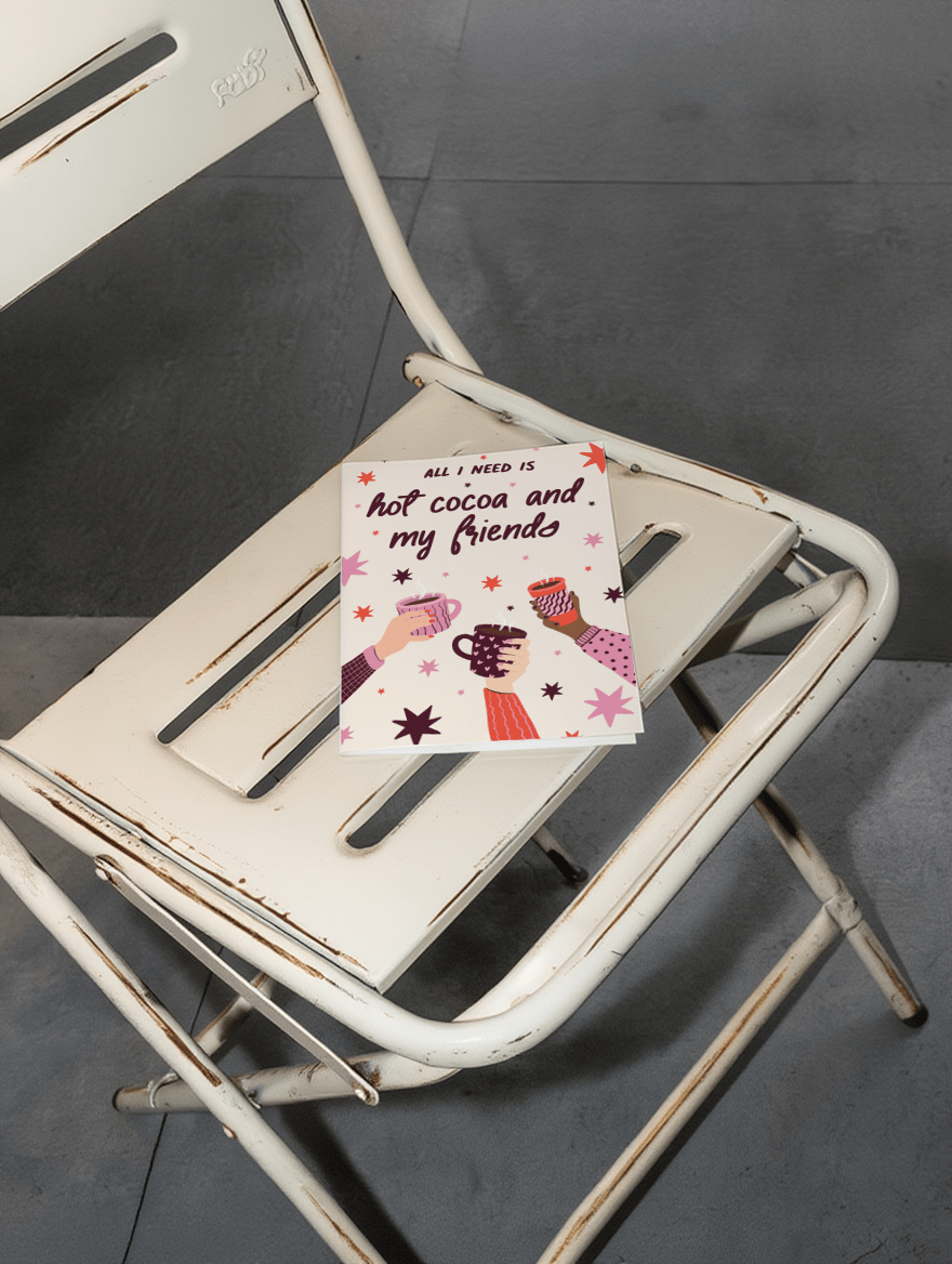Hot Cocoa And My Friends mockup 2
