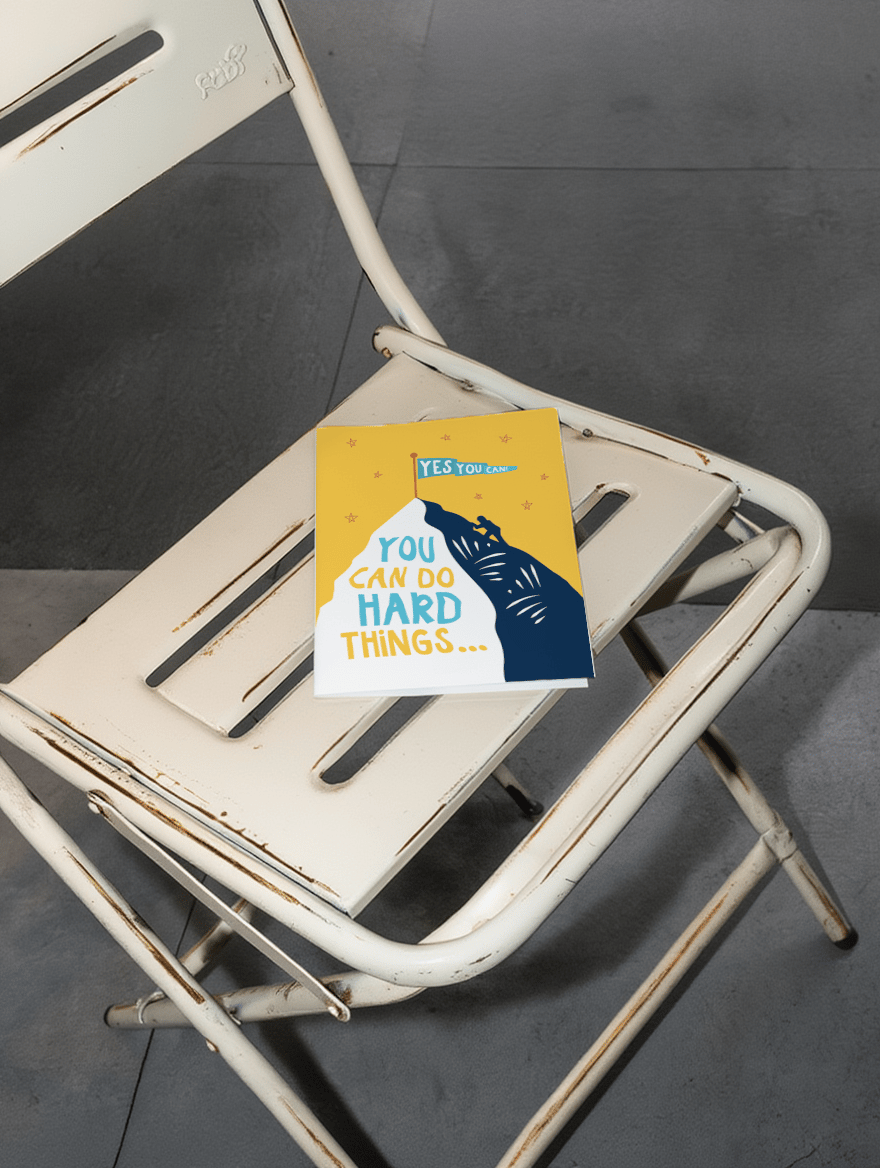 You Can Do Hard Things mockup 2