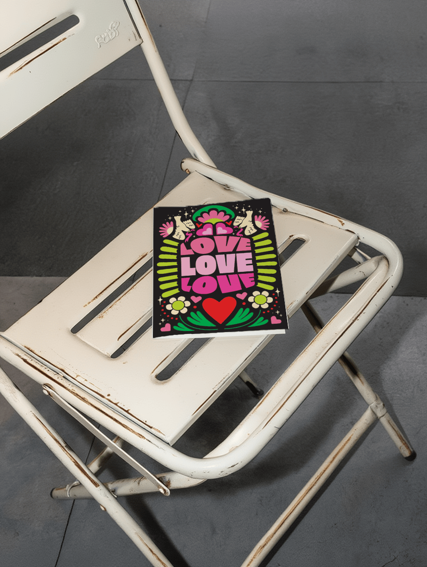 Love Love Love Vibrant Valentine's Day mockup 2