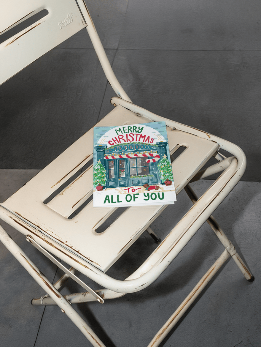 Festive Shopfront Christmas mockup 2