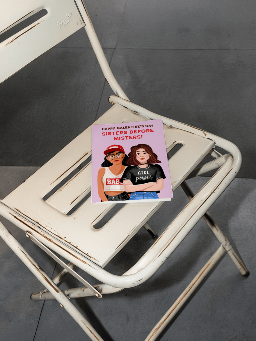 Sisters Before Misters Galentine's Day mockup 2