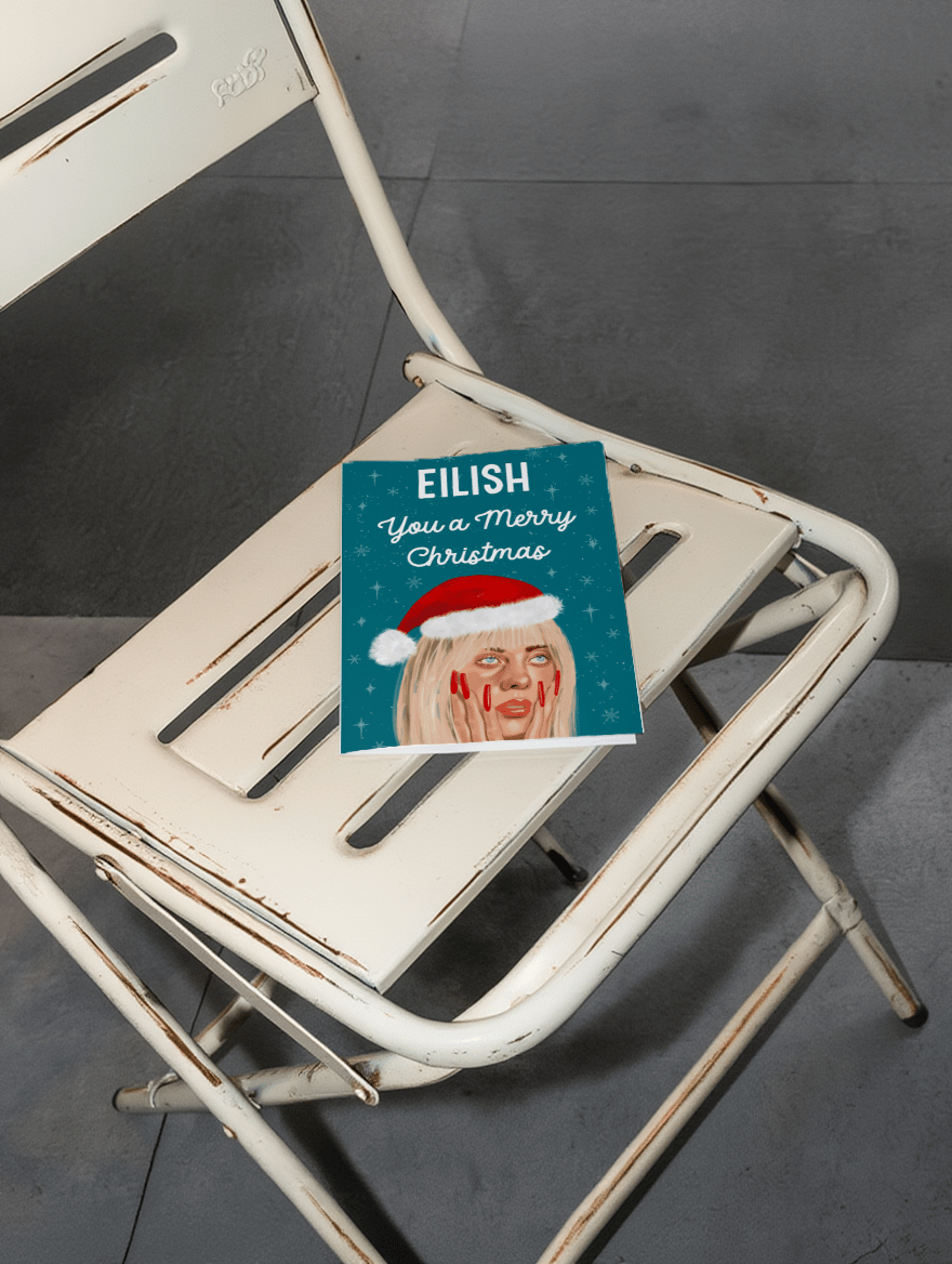 Eilish You a Merry Christmas mockup 2