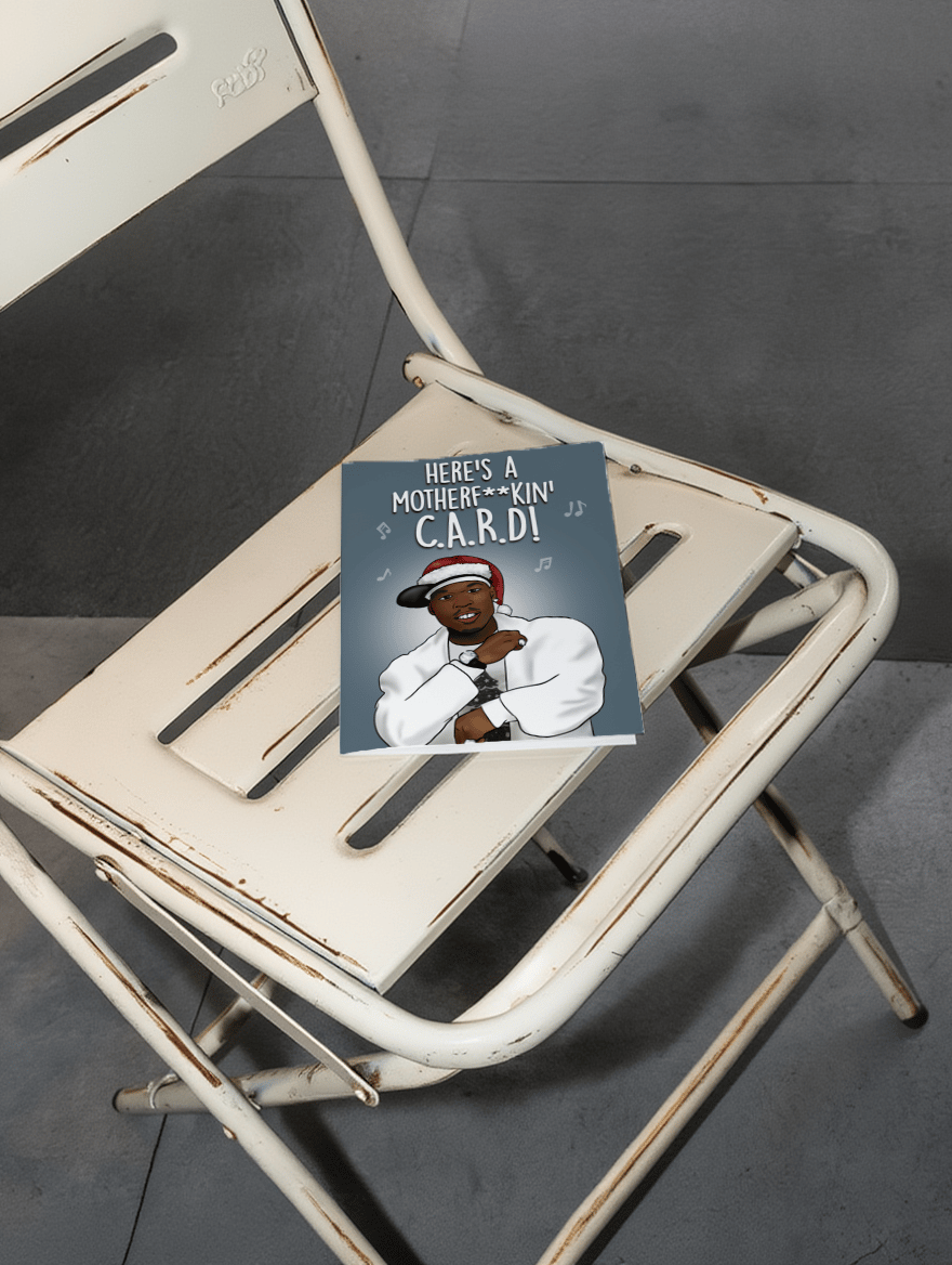 C.A.R.D. Holiday Gangsta Greetings mockup 2