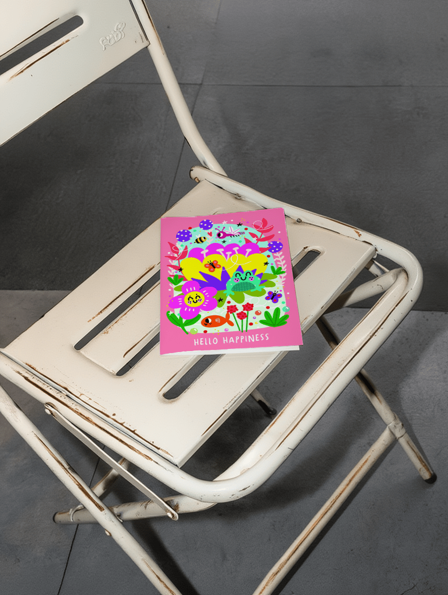 Hello Happiness mockup 2