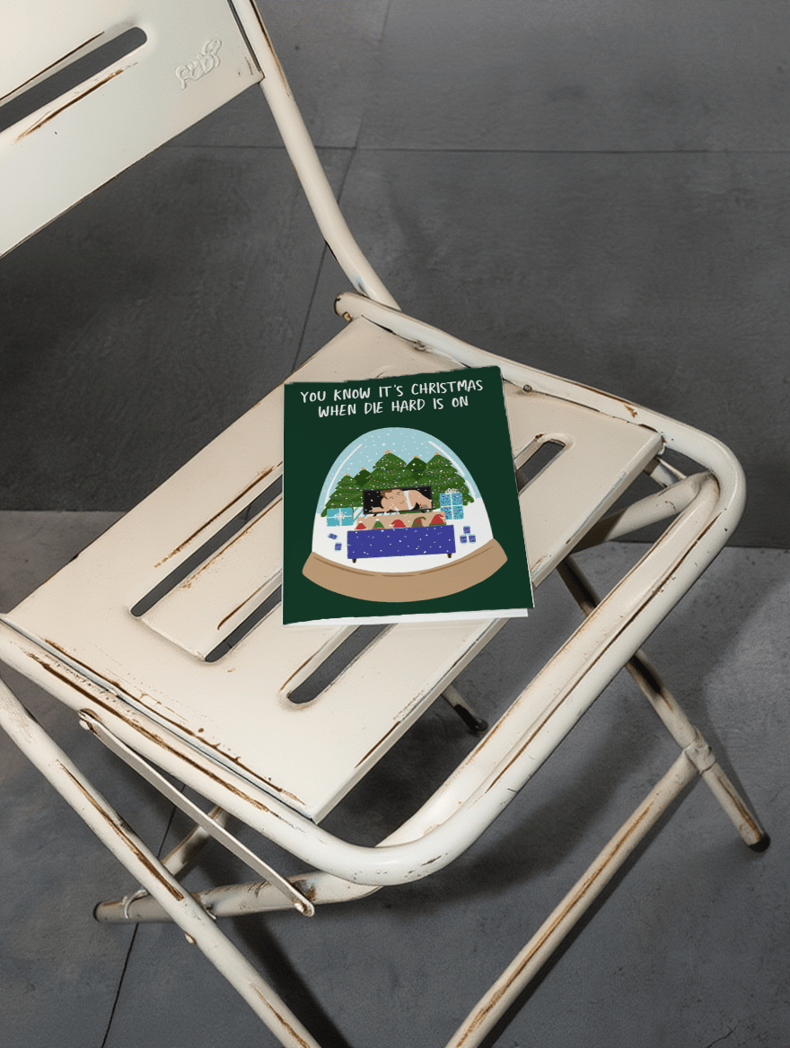 Die Hard Christmas Snow Globe mockup 2