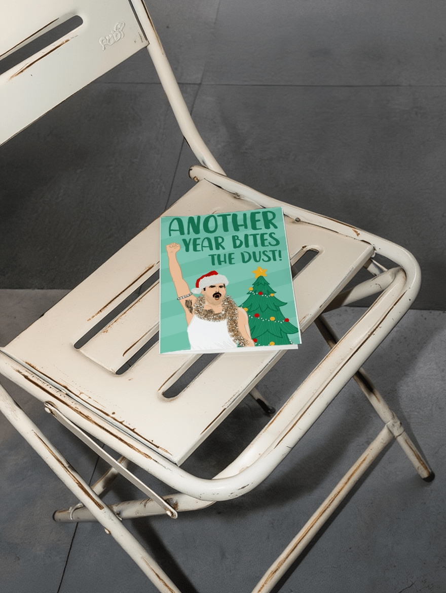 Freddie Mercury Christmas mockup 2