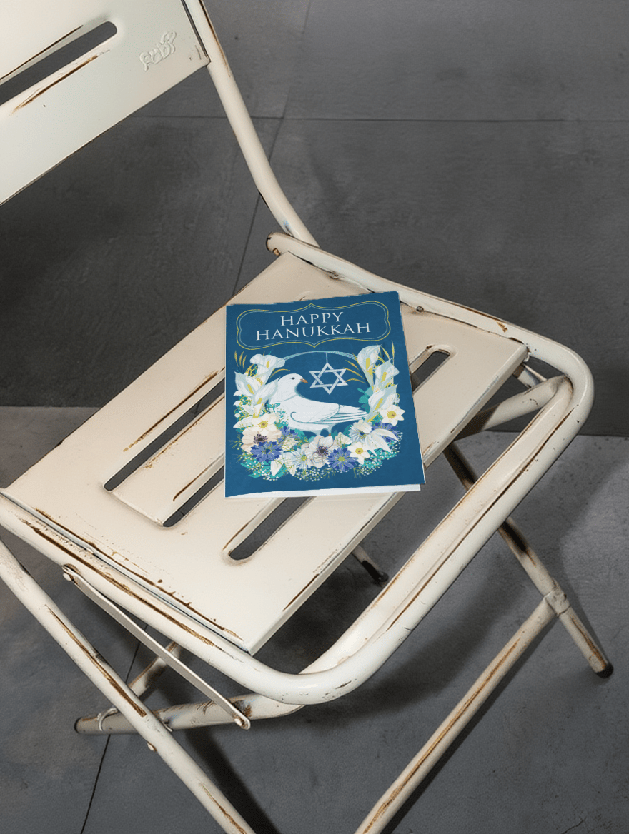 Peaceful Dove Hanukkah mockup 2