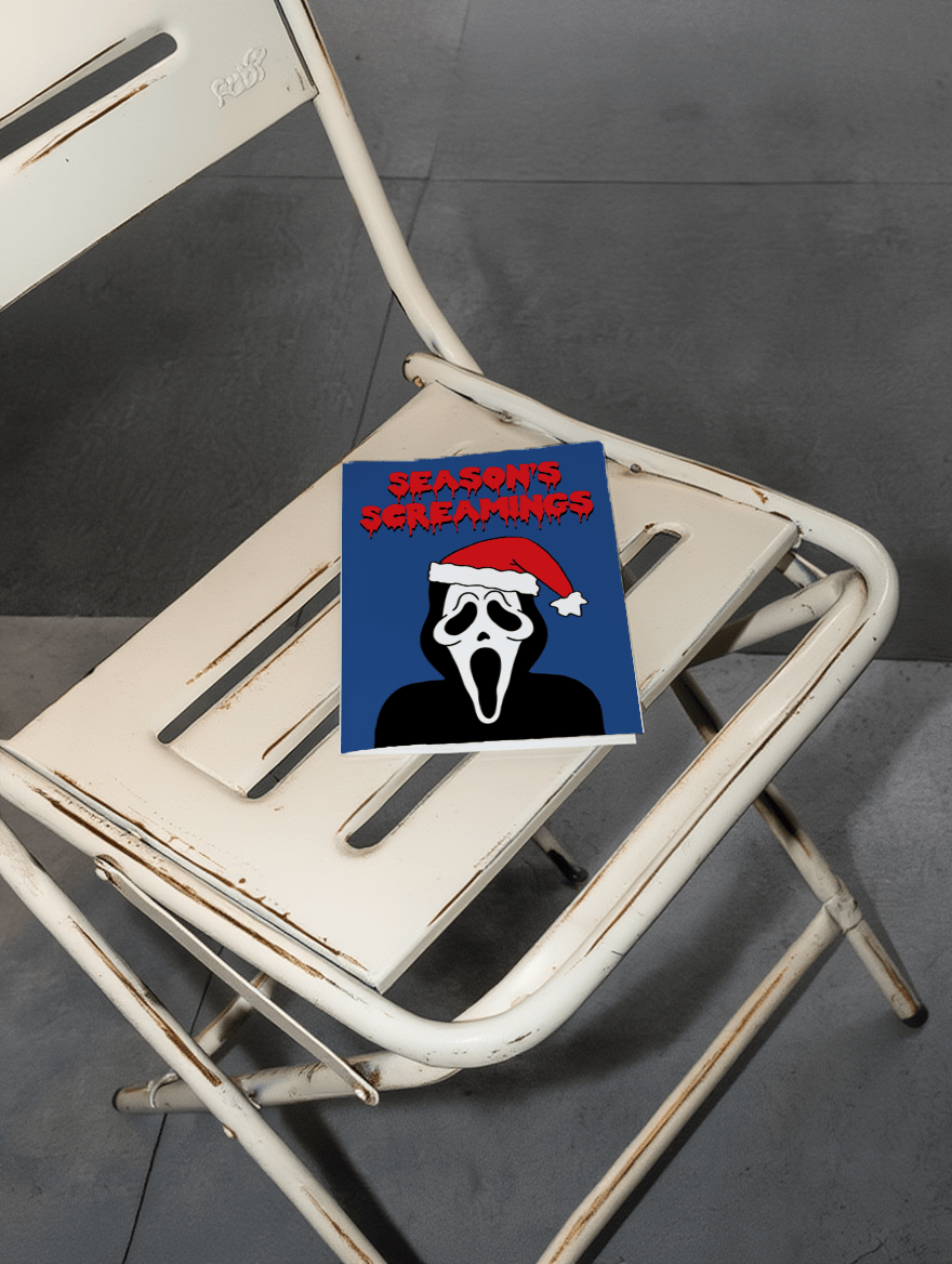 Season's Screamings Ghostly Christmas mockup 2