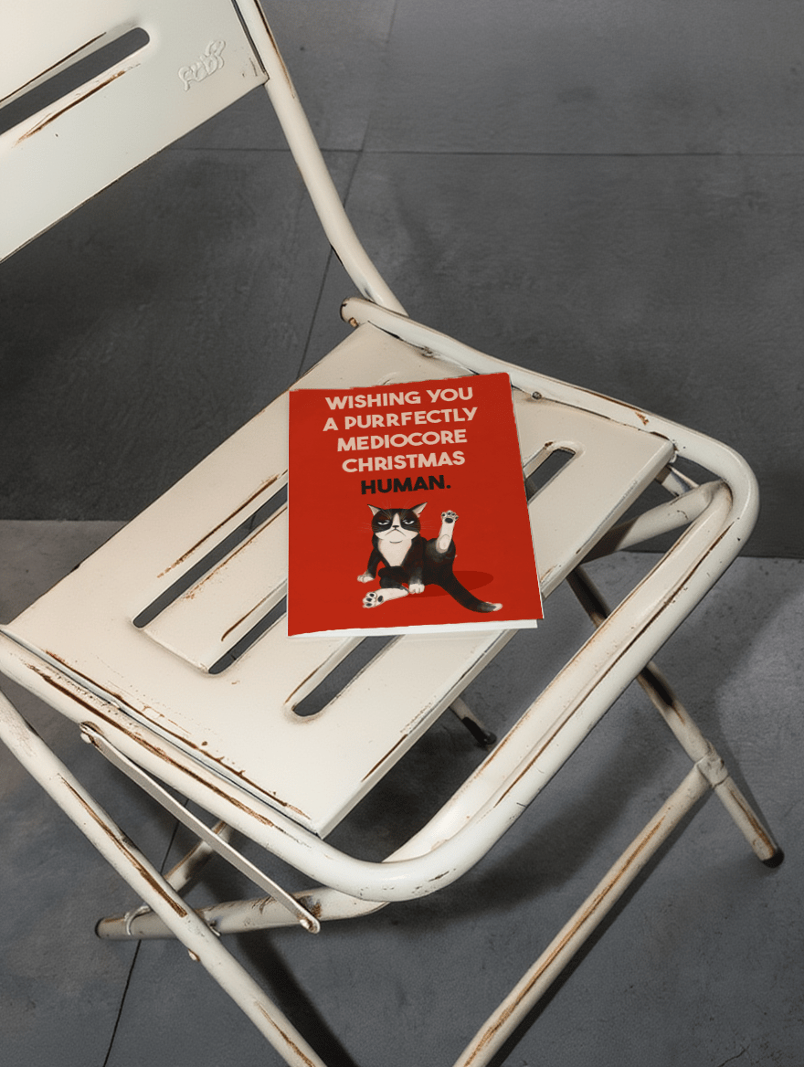 Purrfectly Mediocre Christmas mockup 2