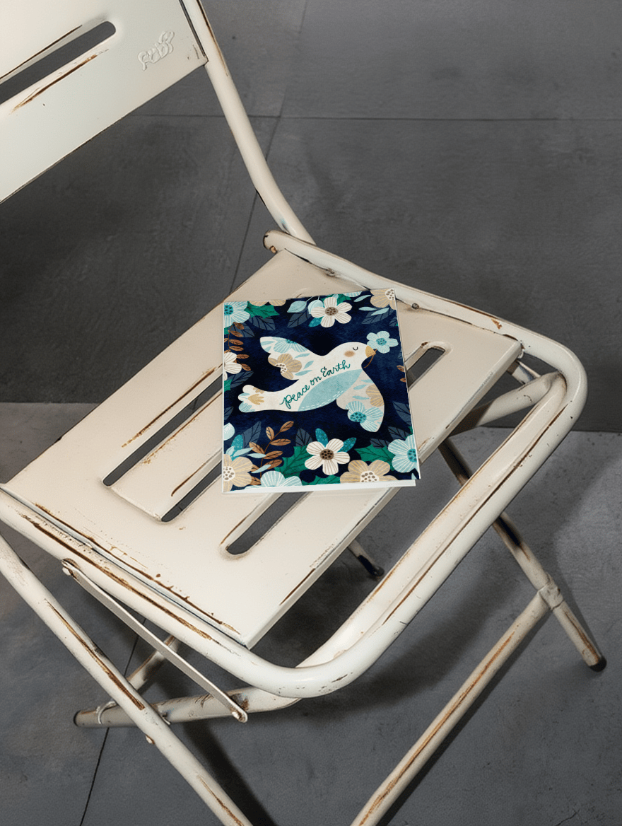 Peace on Earth Dove mockup 2