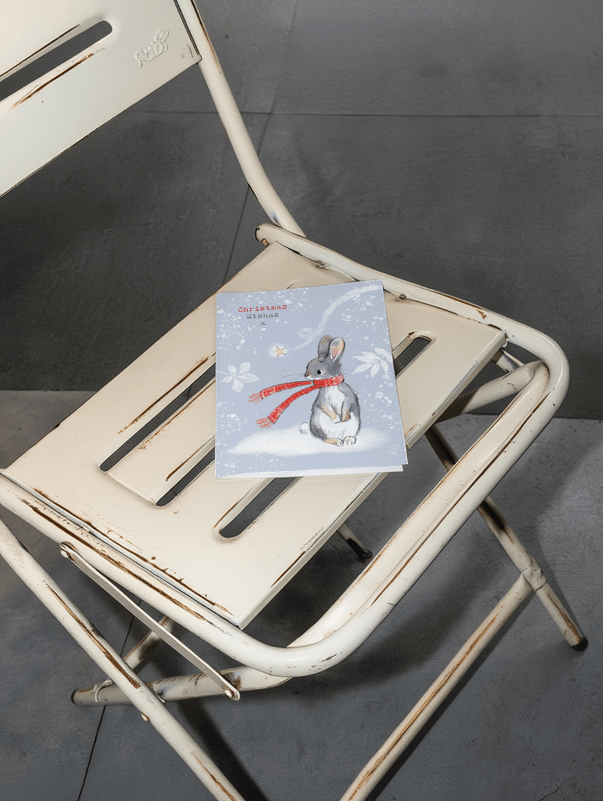 Christmas Wishes Bunny mockup 2