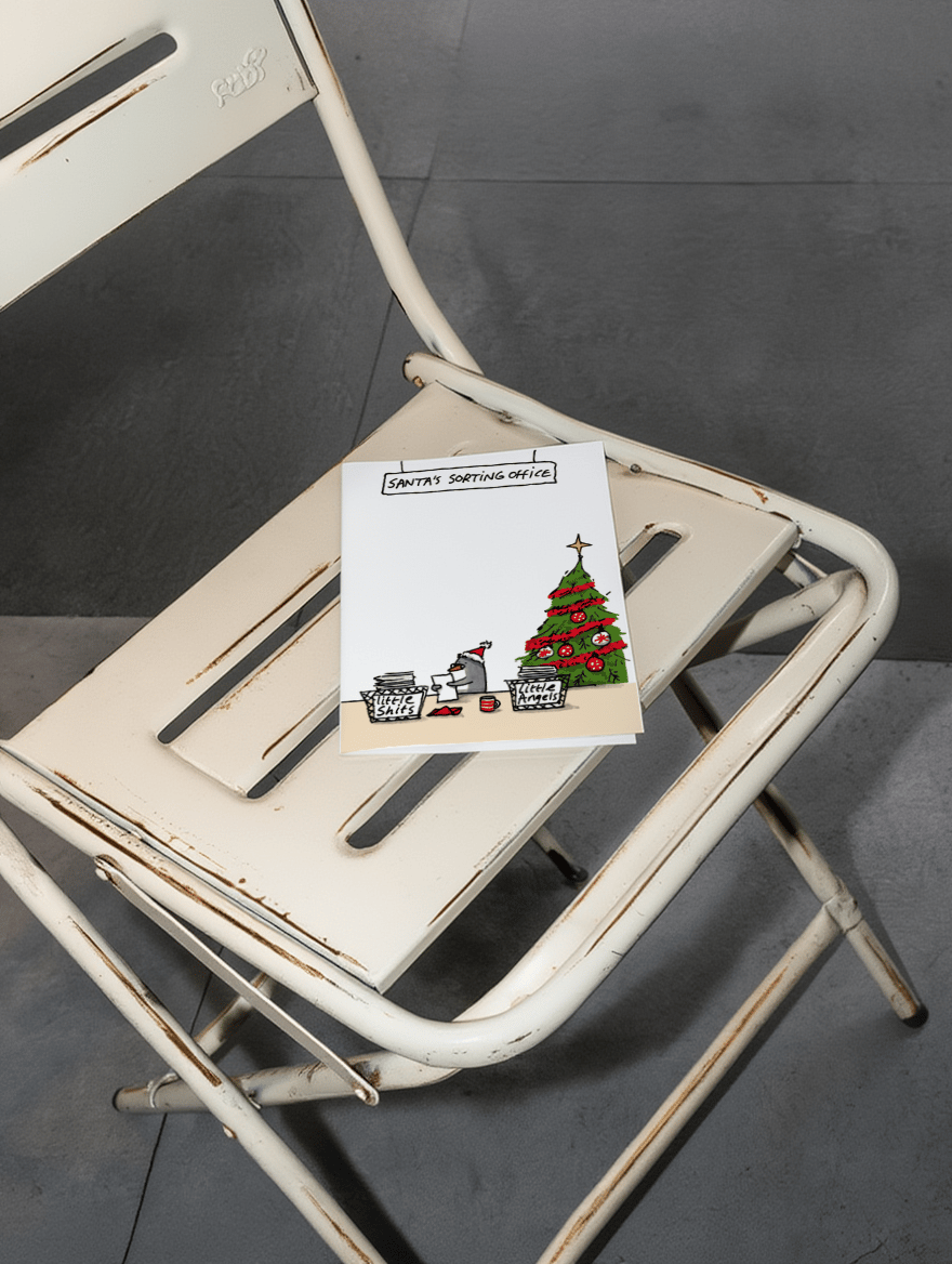 Santa's Sorting Office Humor mockup 2