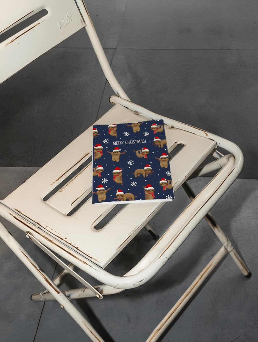 Merry Slothmas mockup 2