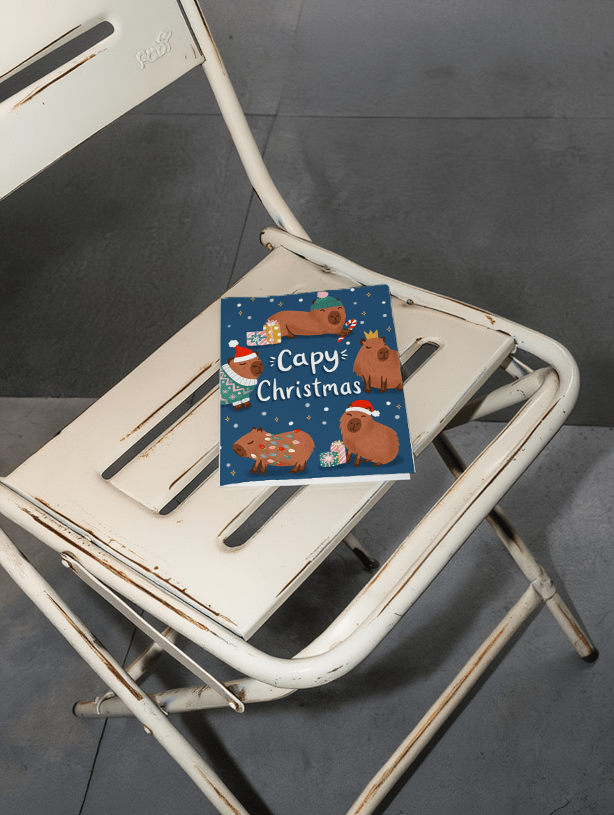 Capybara Christmas Cheer mockup 2