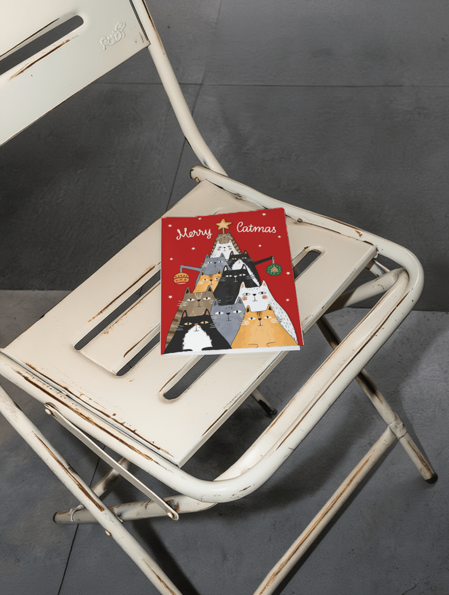 Merry Catmas mockup 2