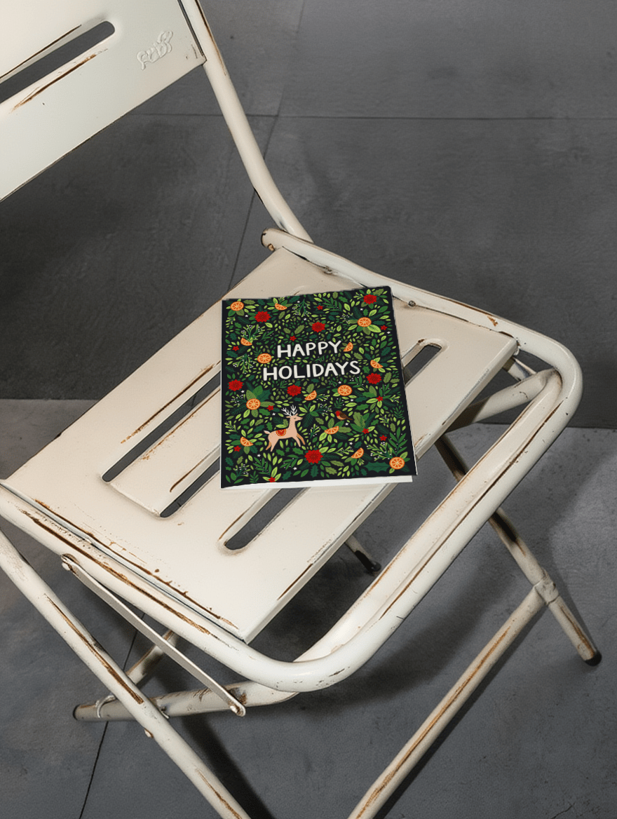 Festive Holiday Forest mockup 2