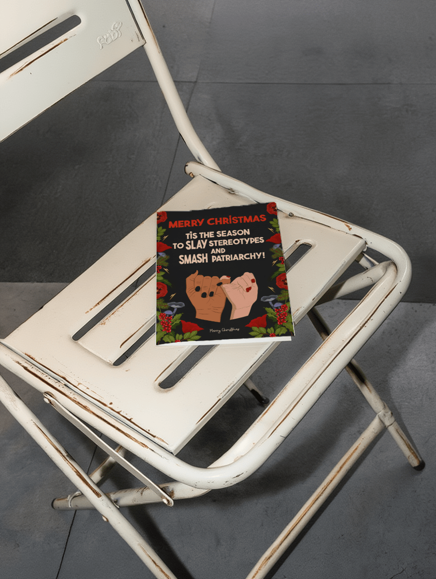 Smash the Patriarchy Christmas mockup 2
