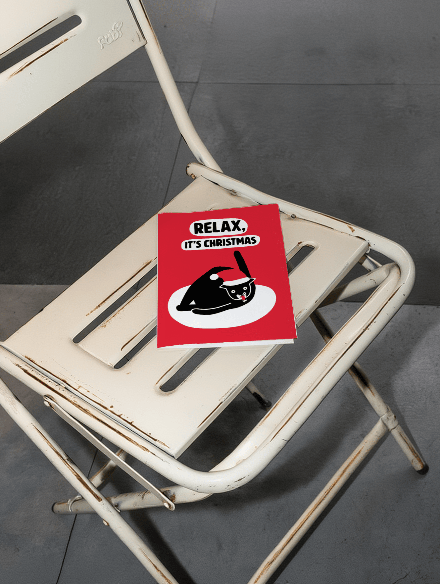 Relax, It's Christmas mockup 2