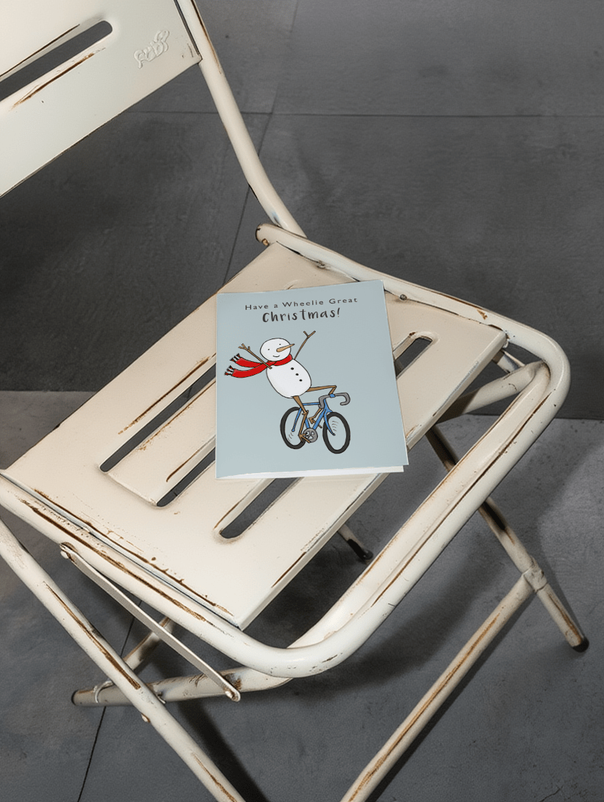 Have a Wheelie Great Christmas! mockup 2