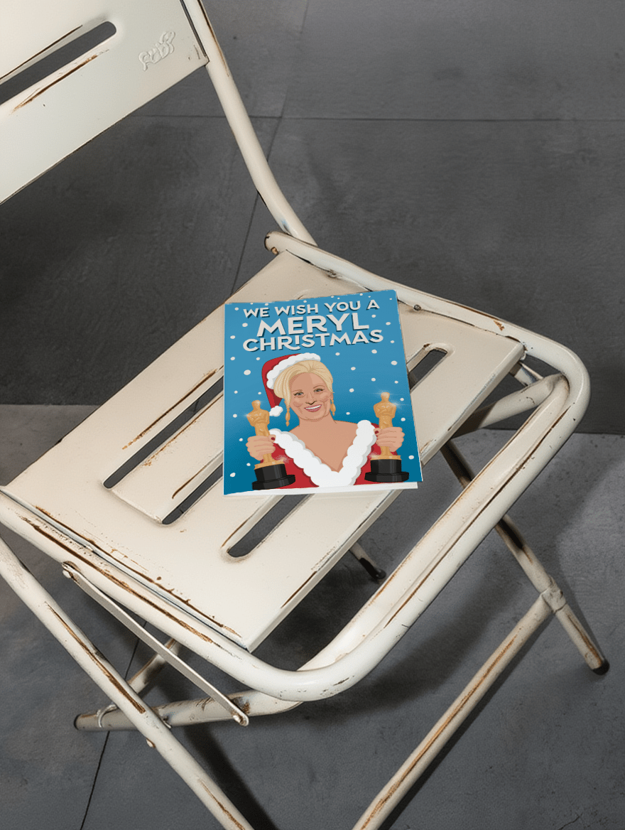 We Wish You a Meryl Christmas" mockup 2