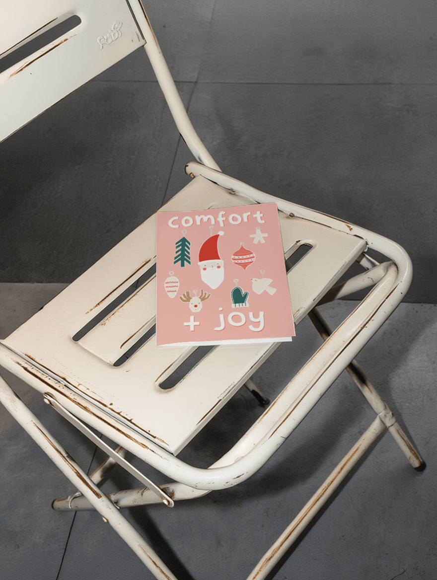 Comfort and Joy Christmas mockup 2
