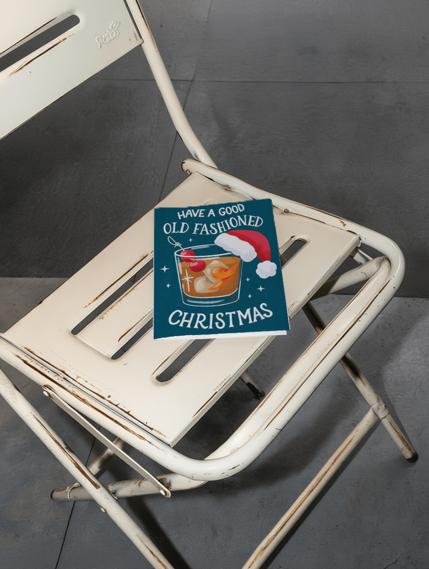 Old Fashioned Christmas Cocktail mockup 2