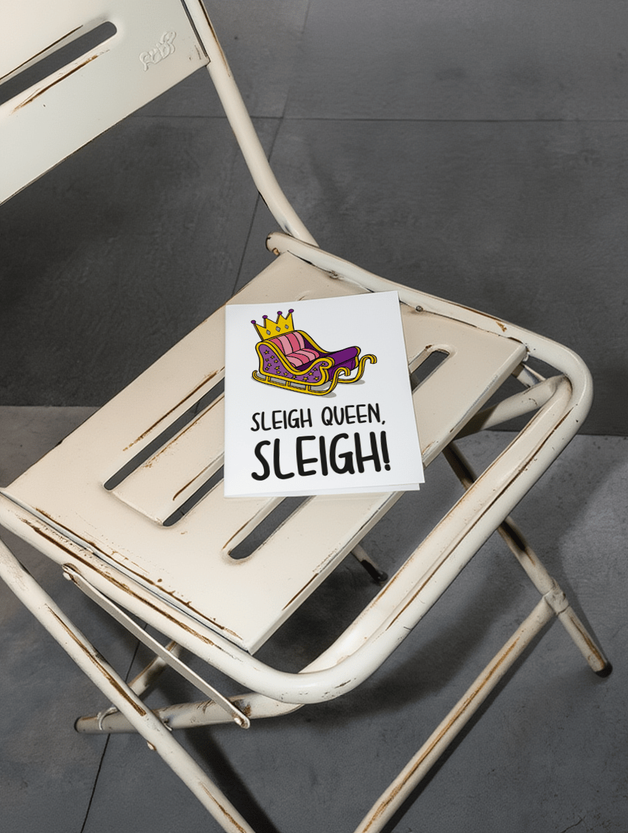 Sleigh Queen Christmas mockup 2