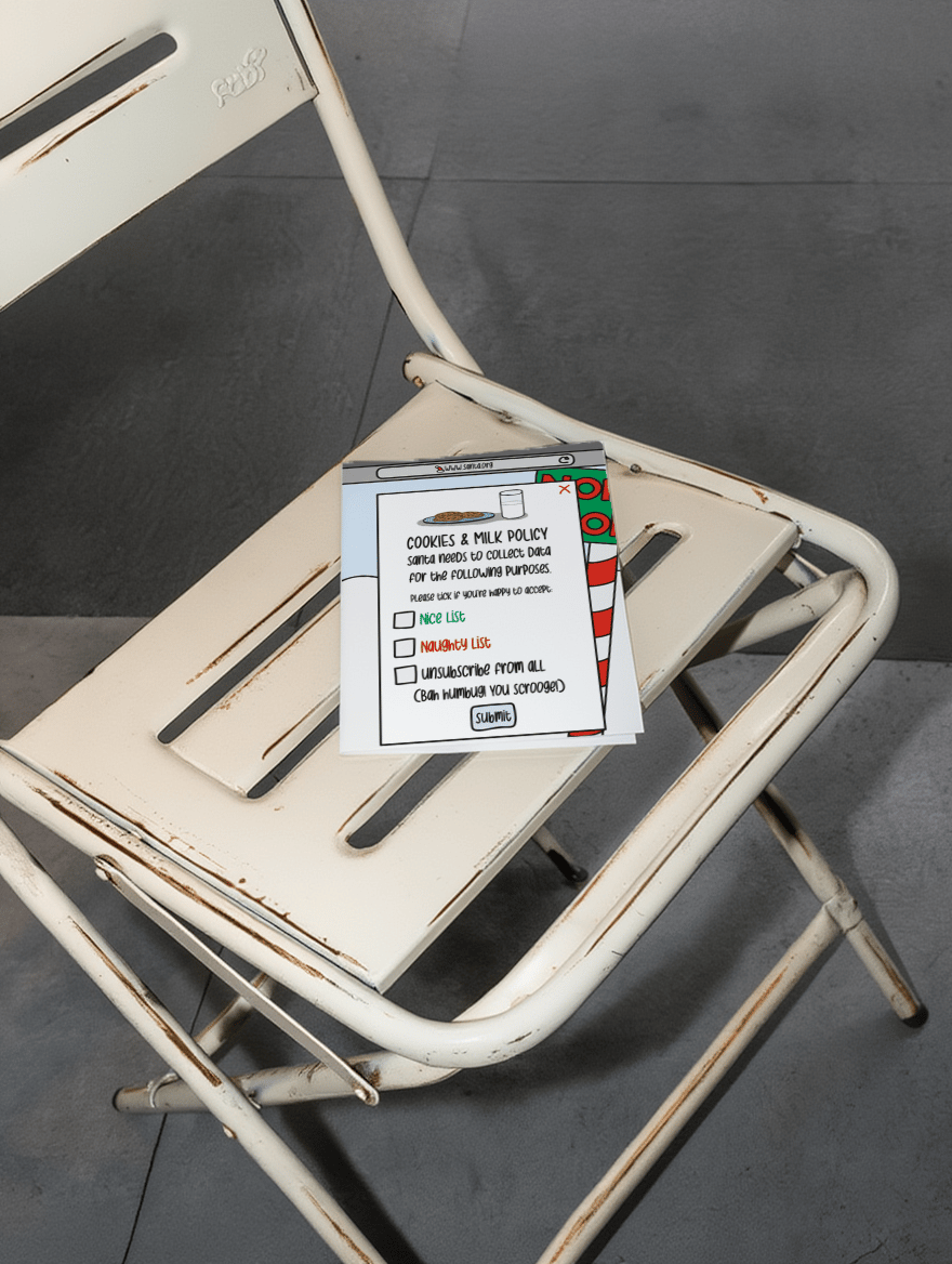 Santa's Cookies and Milk Policy mockup 1