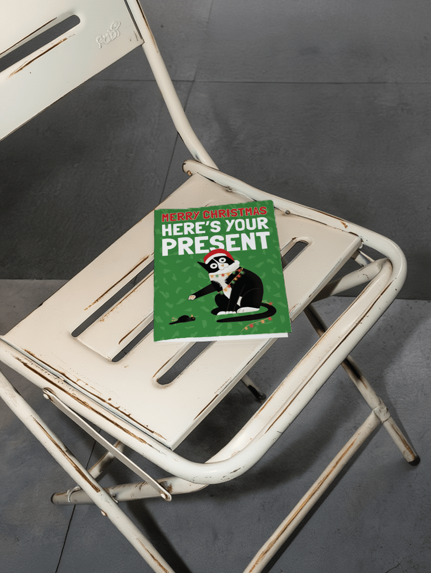 Merry Christmas Here's Your Present mockup 2