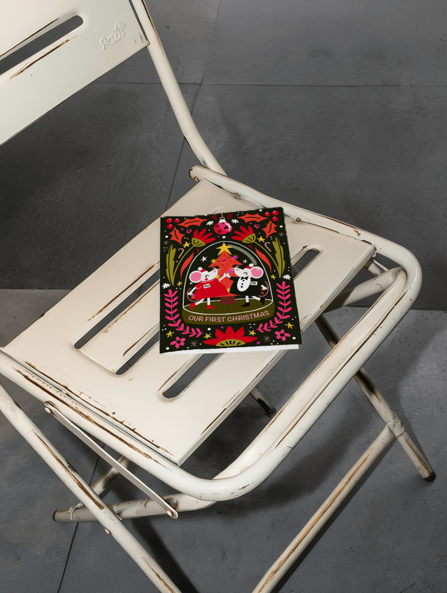 Our First Christmas mockup 2