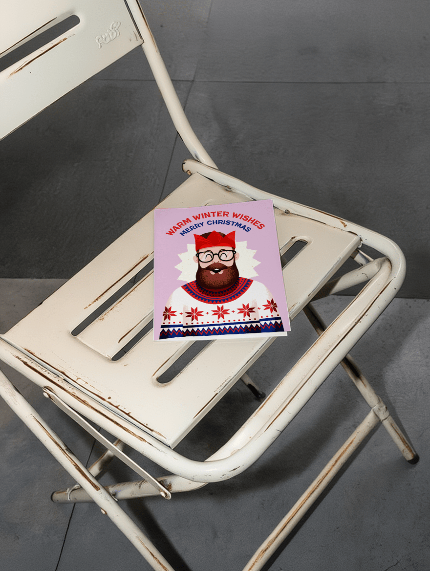 Warm Winter Wishes Christmas mockup 2