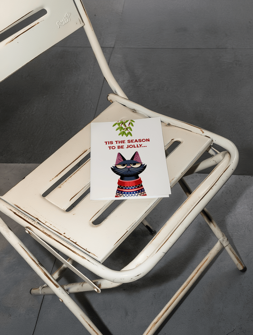 Tis the Season to Be Jolly Grumpy Cat mockup 2