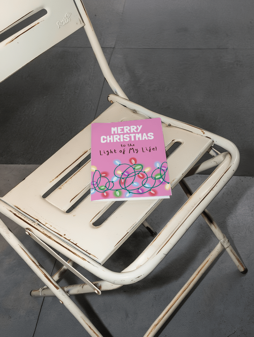 Merry Christmas to the Light of My Life mockup 2