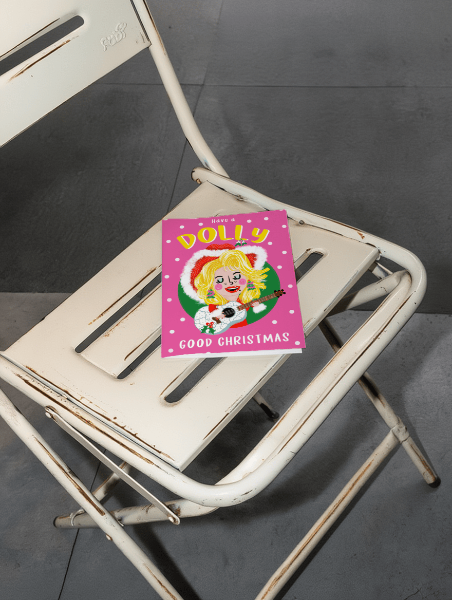 Dolly Christmas Card mockup 2