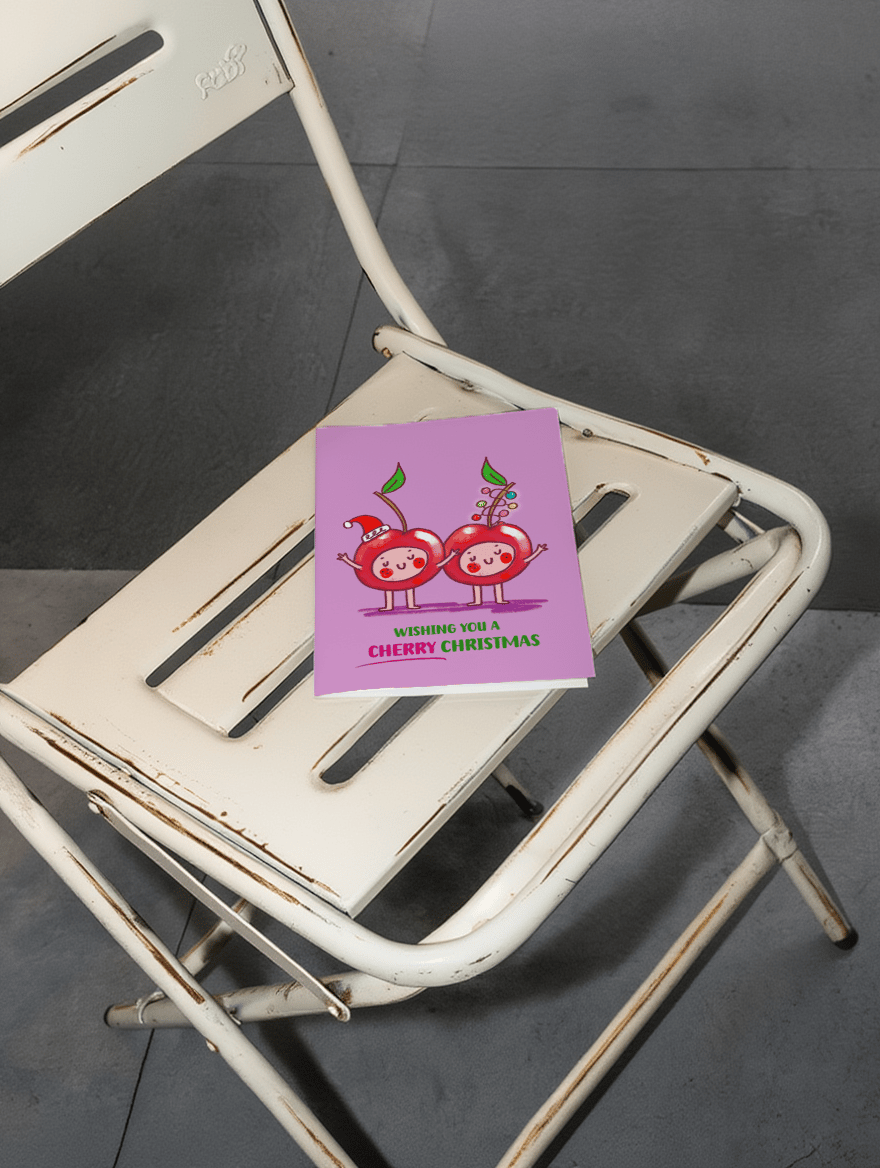 Wishing You a Cherry Christmas mockup 2
