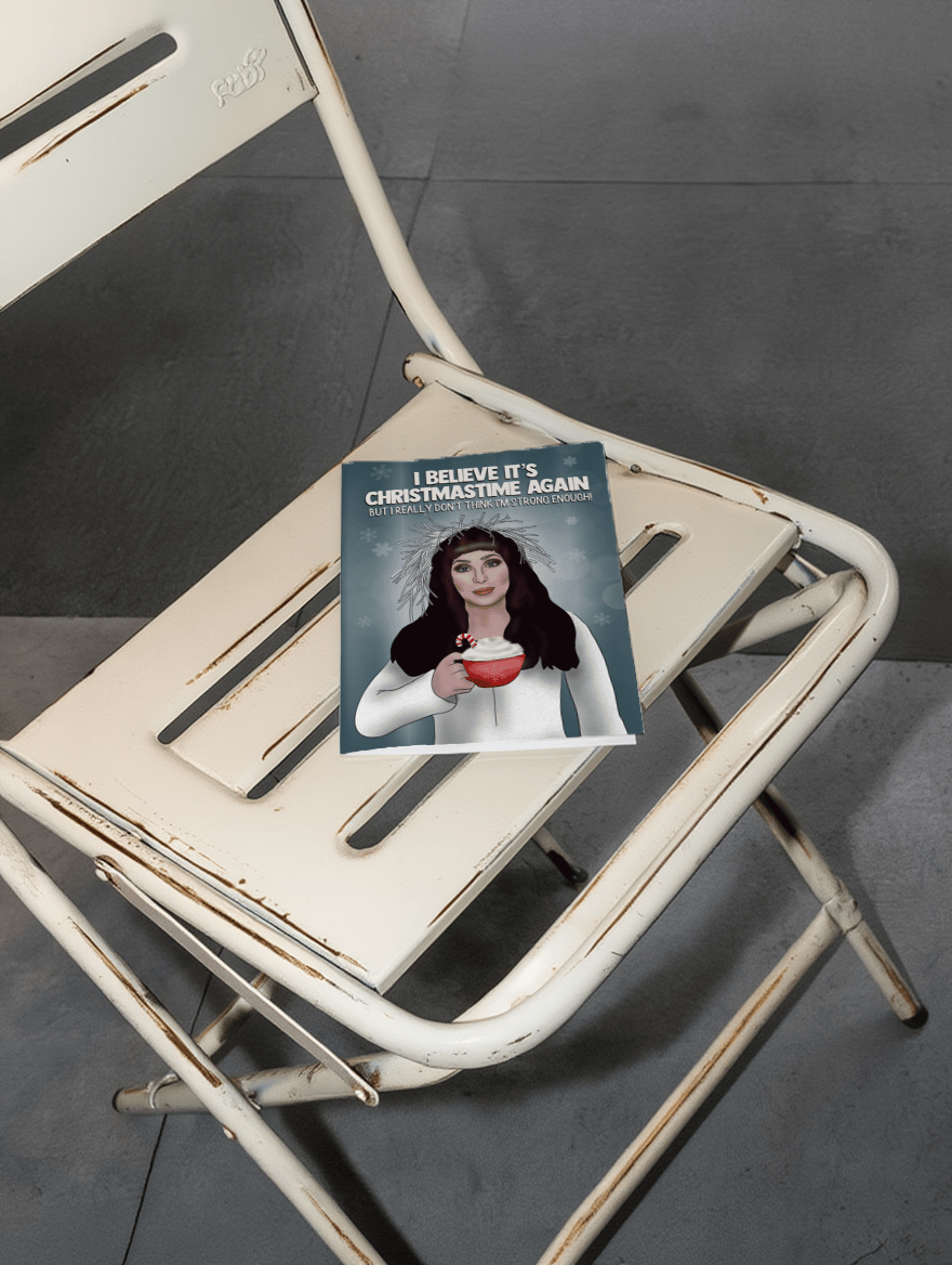 Cher Christmas Belief mockup 2
