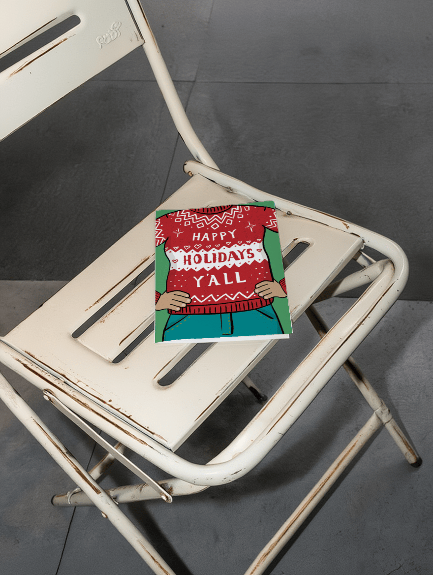 Happy Holidays Y'all mockup 1