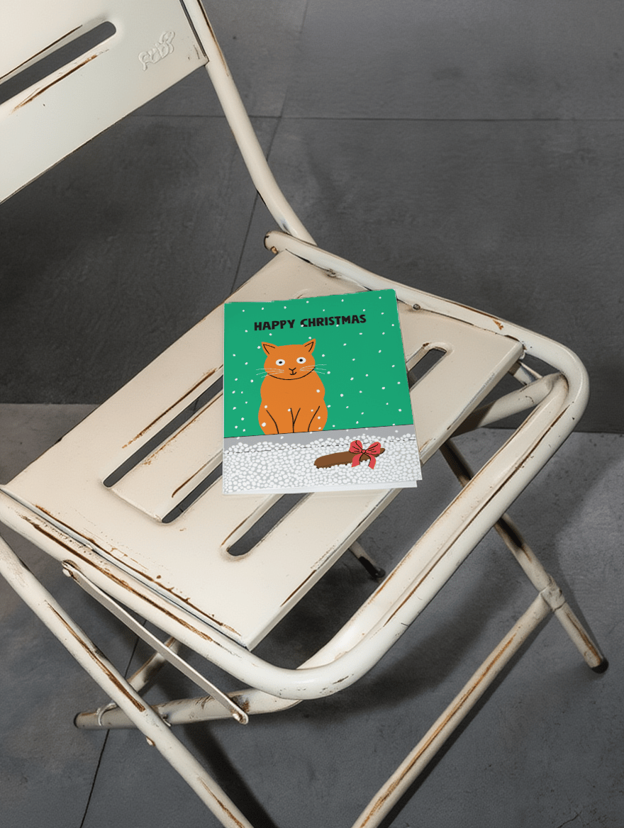 Christmas Cat mockup 2