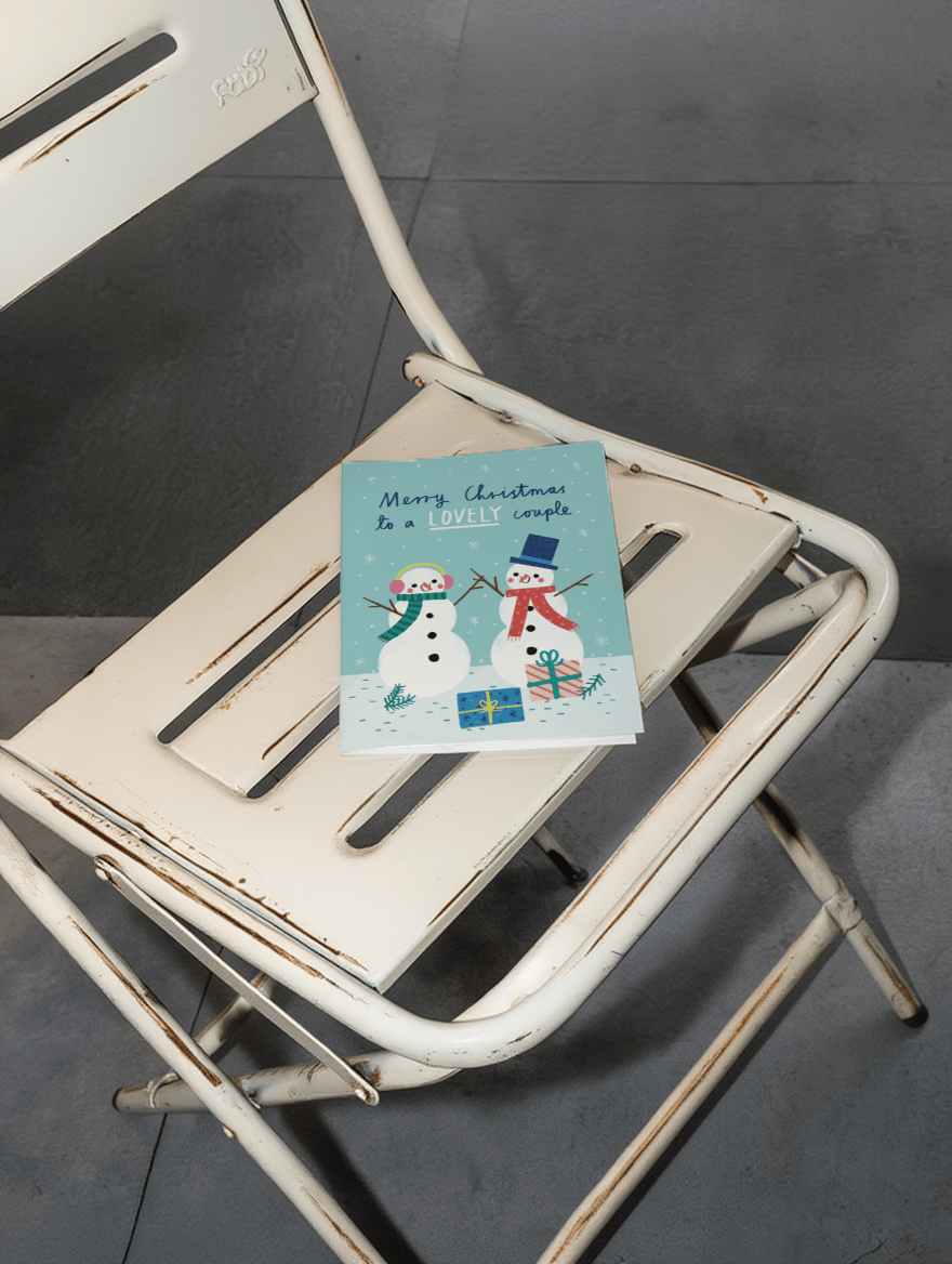 Merry Christmas to a Lovely Couple mockup 2