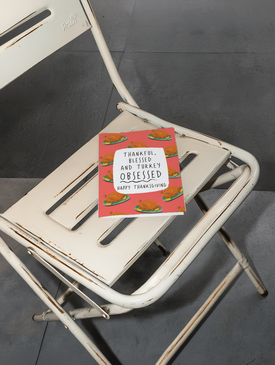 Thankful, Blessed, and Turkey Obsessed mockup 2