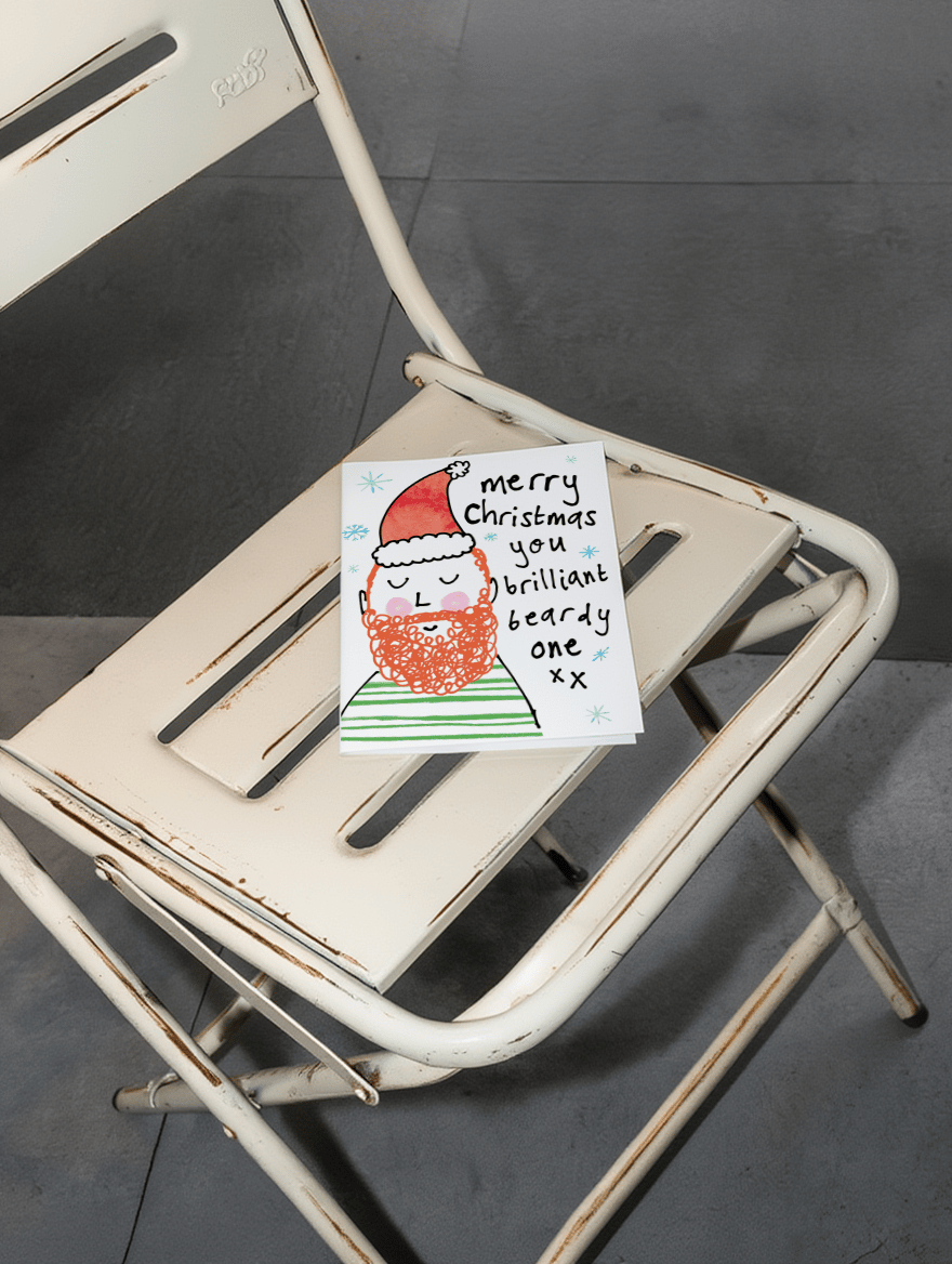 Merry Christmas You Brilliant Beardy One mockup 1