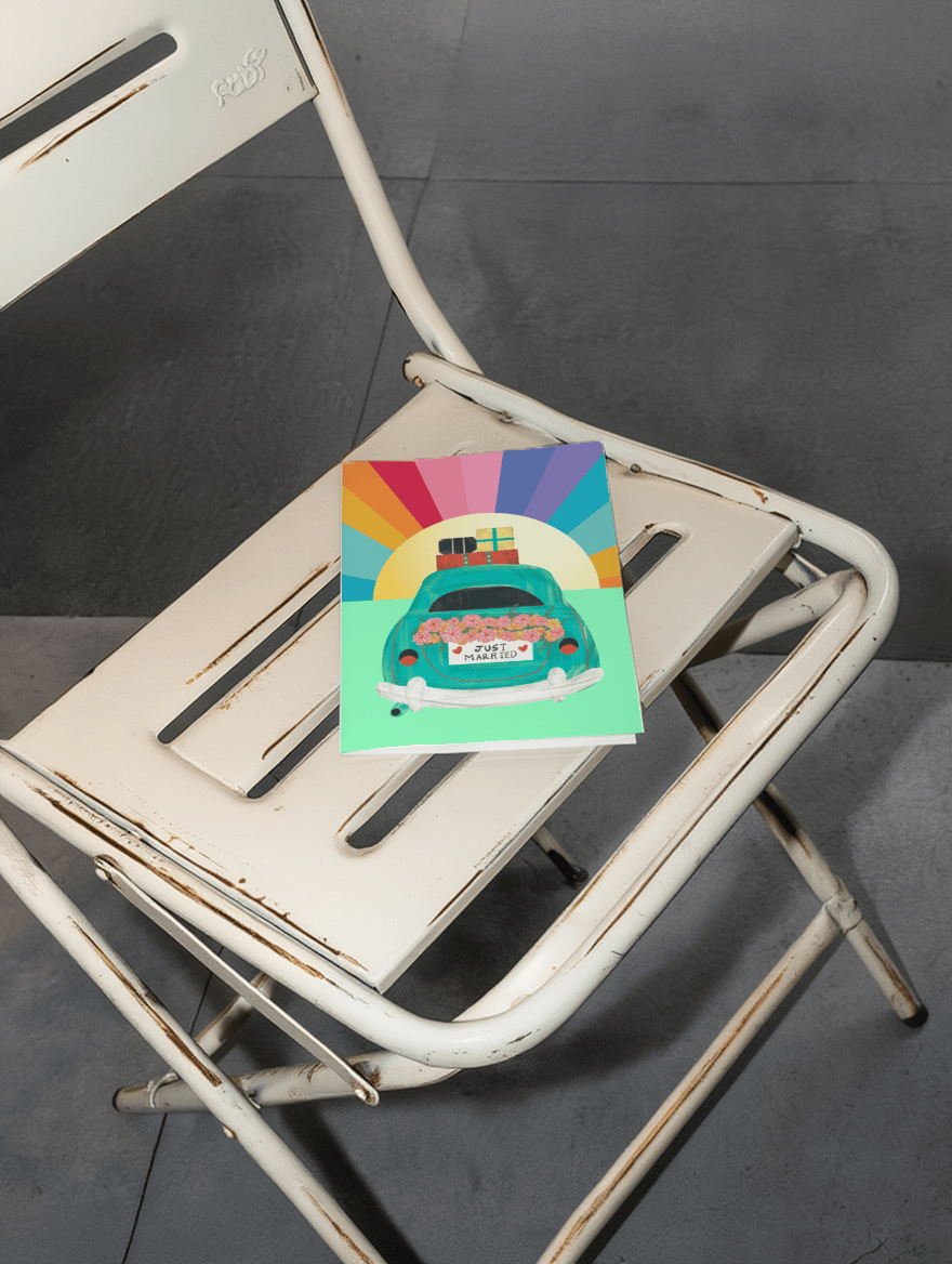 Just Married Car mockup 1
