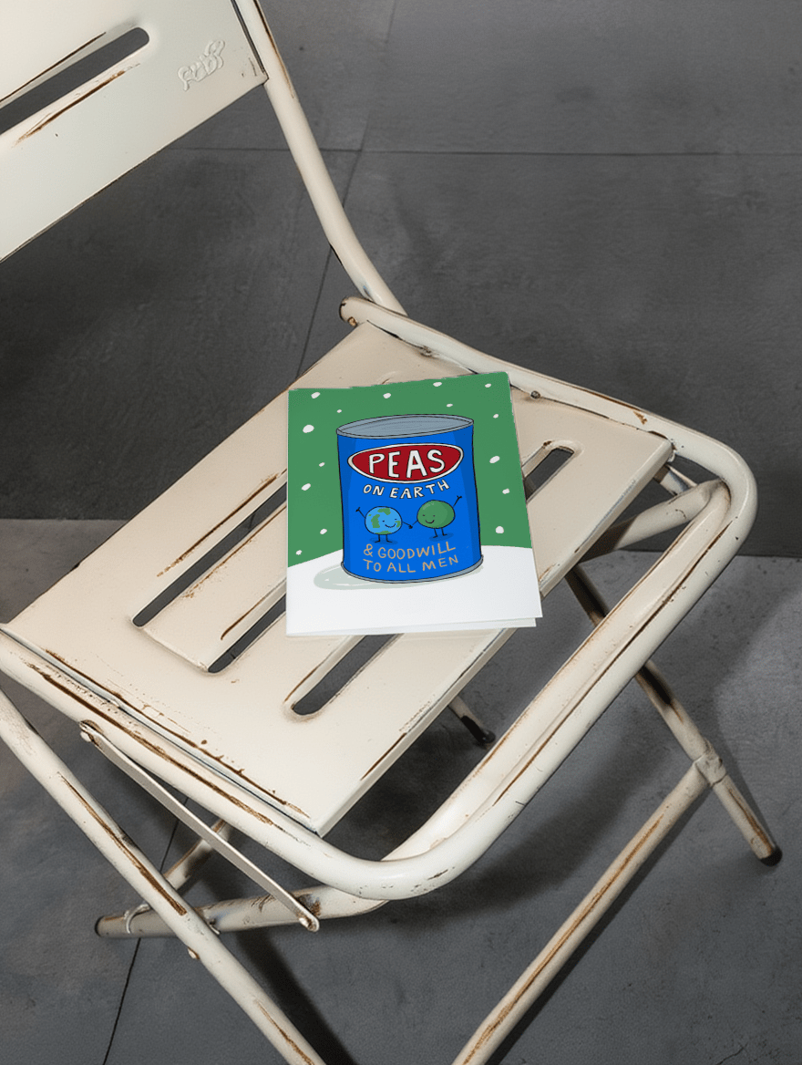 Peas on Earth & Goodwill to All Men mockup 2