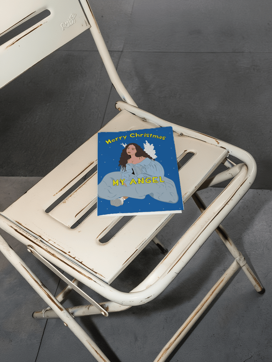 Merry Christmas My Angel Card mockup 2
