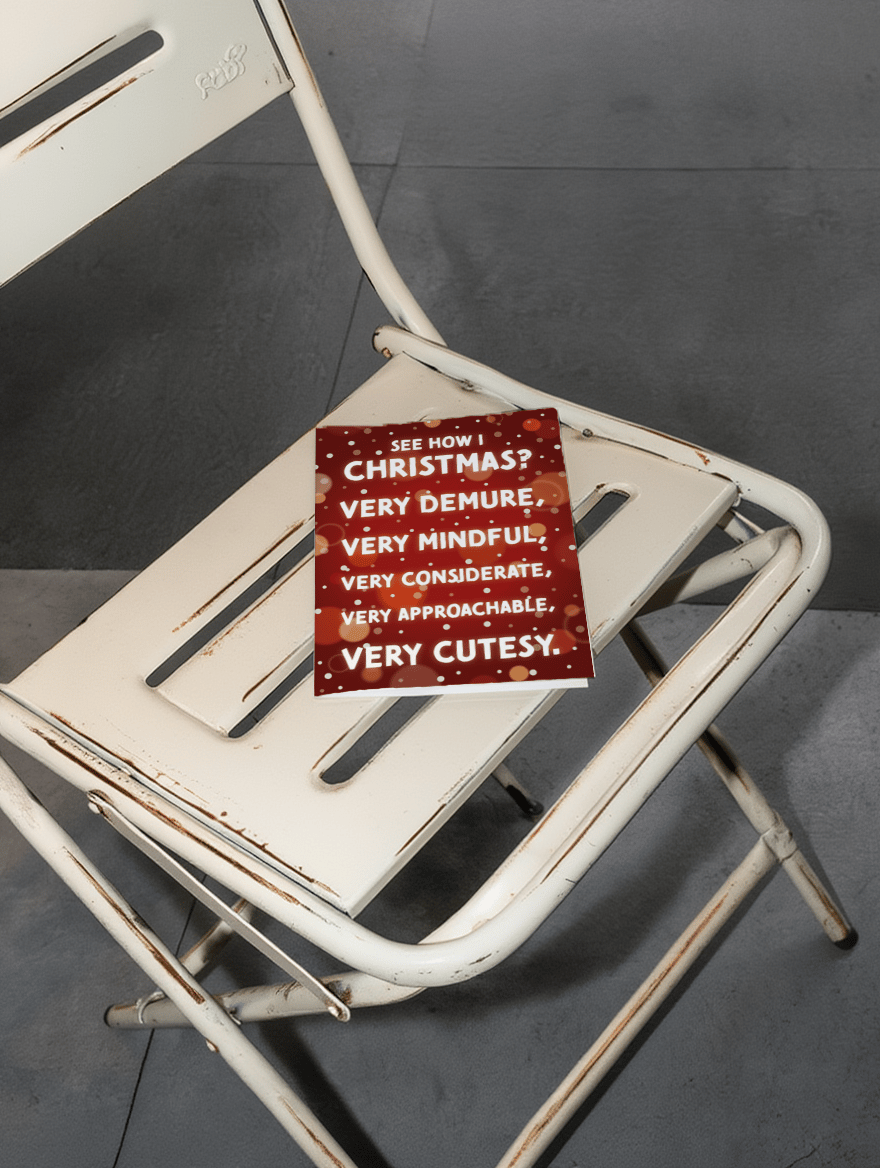 See How I Christmas Card mockup 2