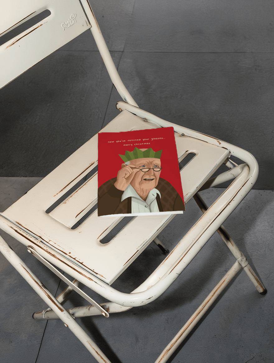 Now You've Fetched Your Glasses, Merry Christmas (Red) mockup 2