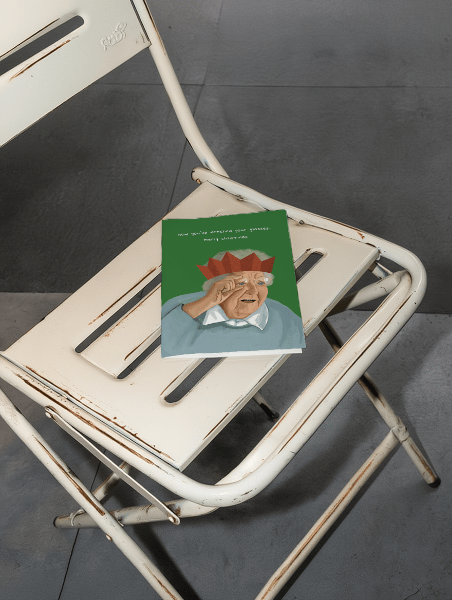 Now You've Fetched Your Glasses, Merry Christmas mockup 2