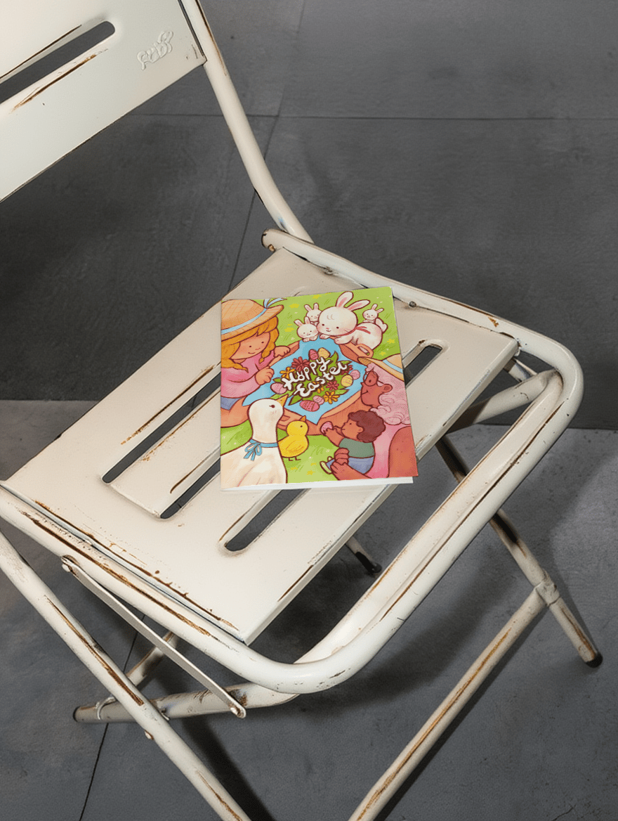 hoppy easter bunniess mockup 2