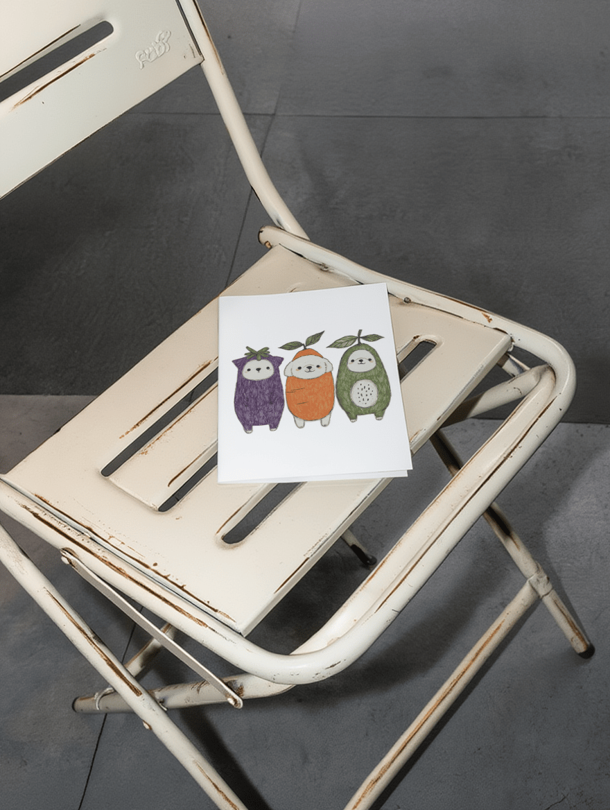 different vegetable animals mockup 2